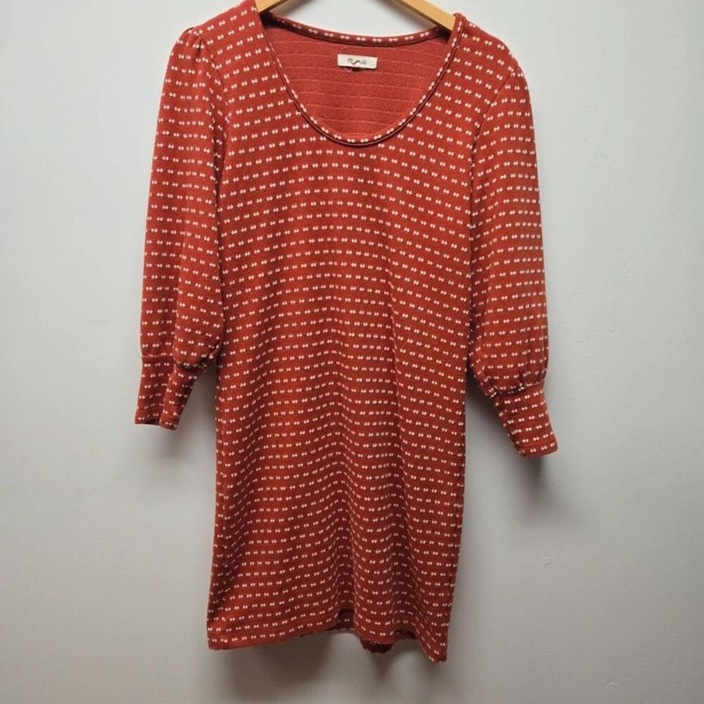 Madewell Orange Knee Length Dress size small